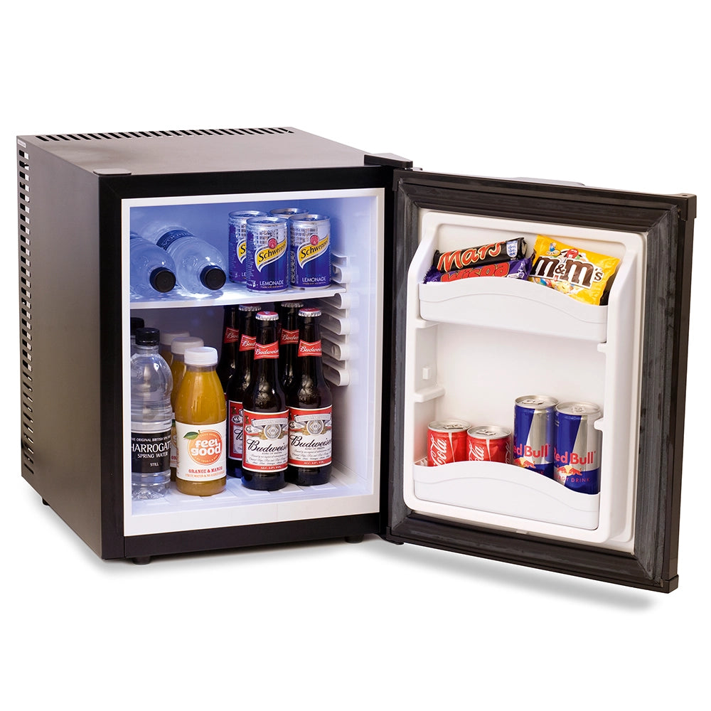 35 litre minibar with 2 door compartments and one shelf