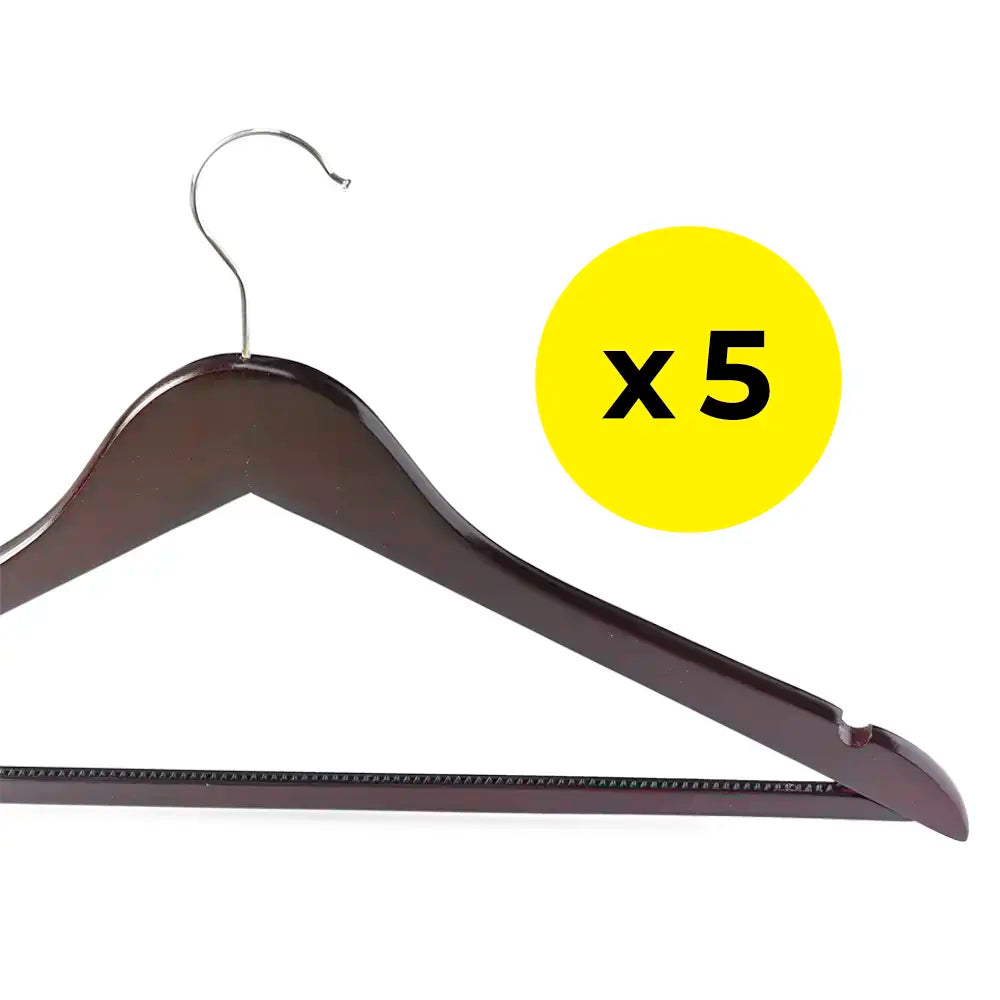 Non-Slip Wooden Hook Coat Hanger