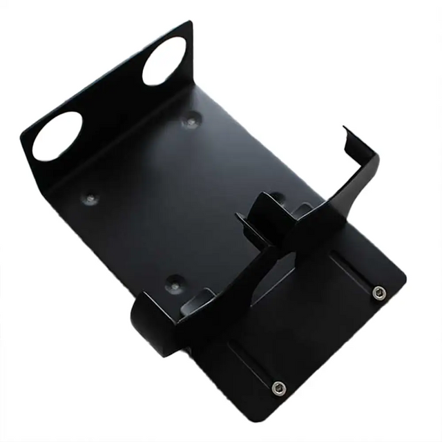 metal Black Double Wall Bracket fits two 300ml pump-top dispensers