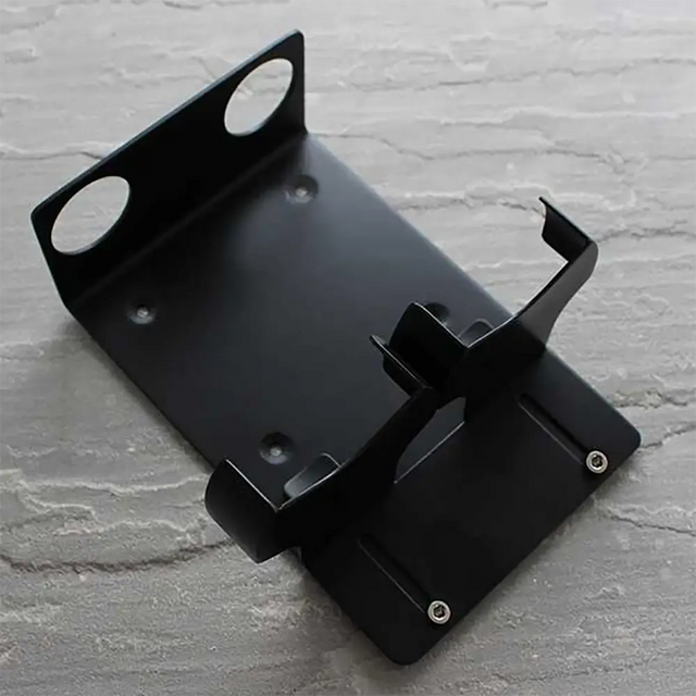metal Black Double Wall Bracket fits two 300ml pump-top dispensers