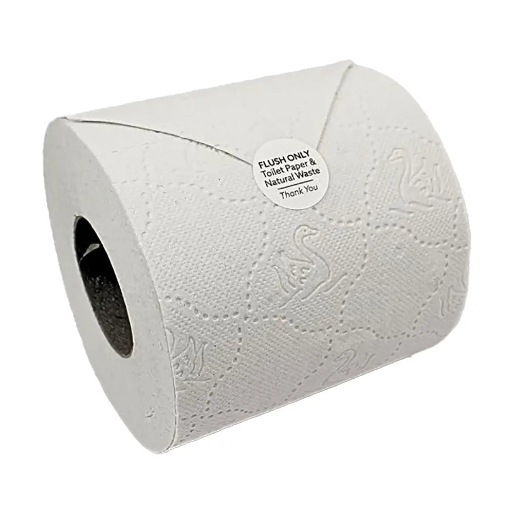Toilet roll labels