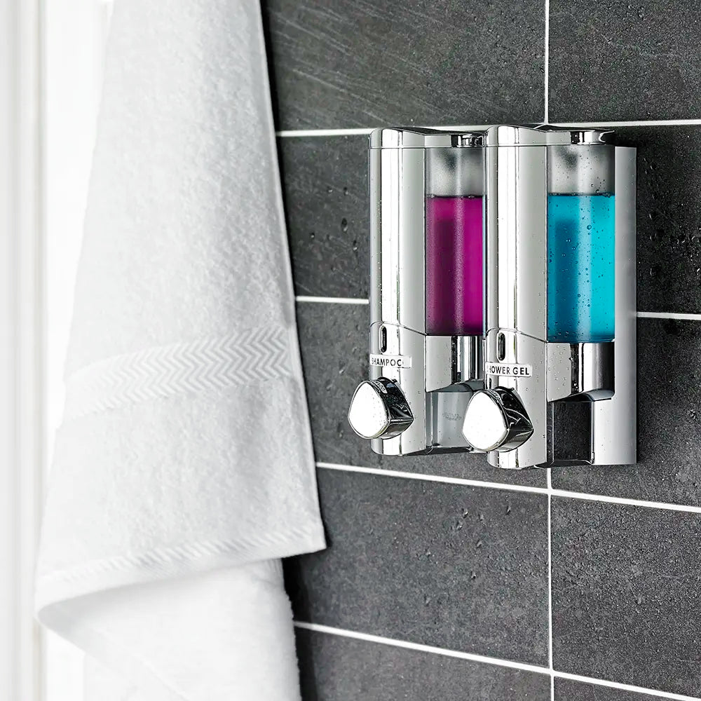 elegant wall-mounted liquid toiletry dispenser