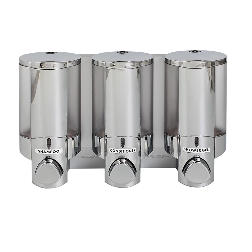 Aviva chrome triple dispenser