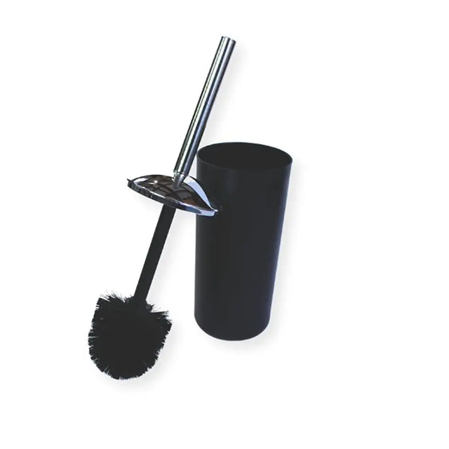 Modern Toilet Brush Set black open