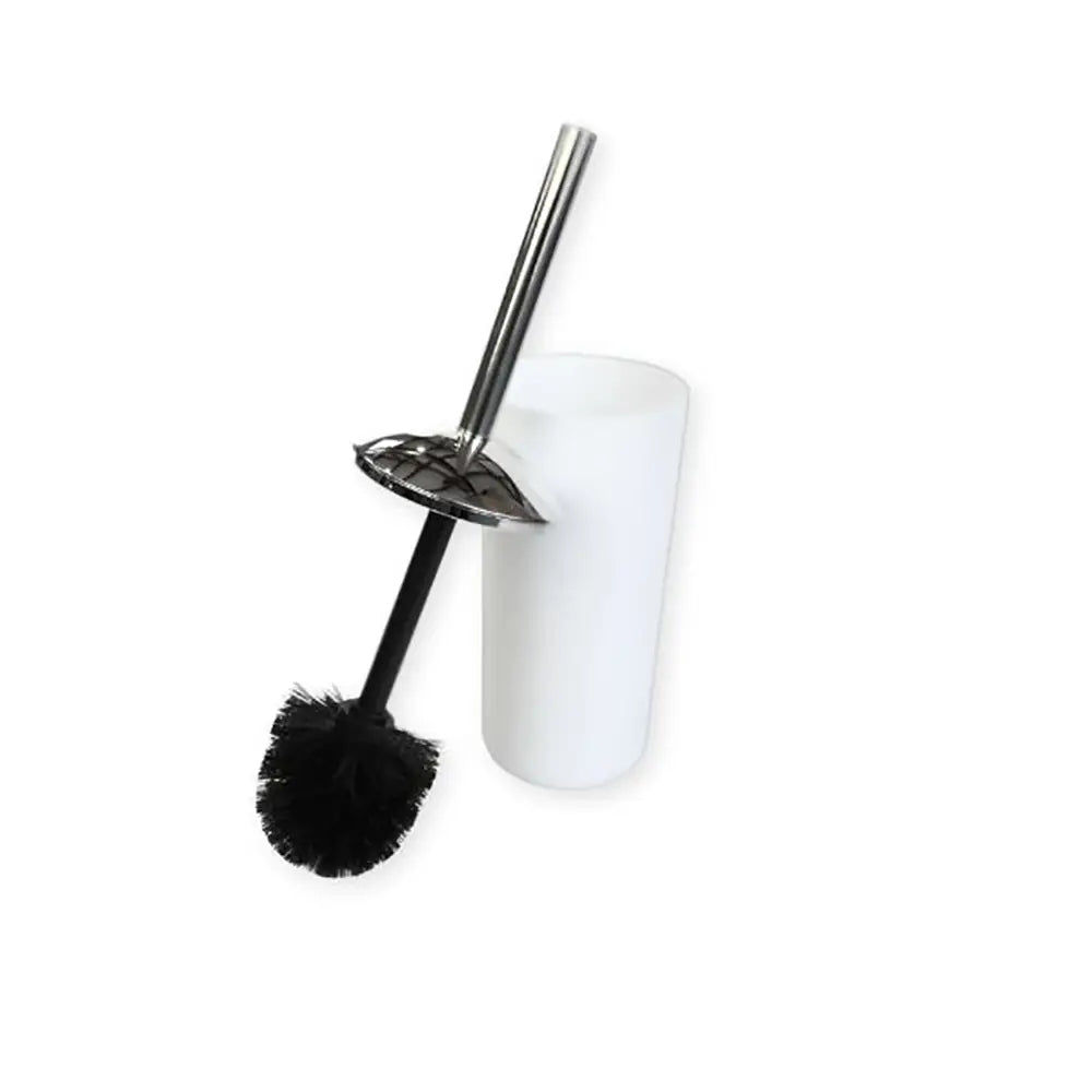 Modern Toilet Brush Set white