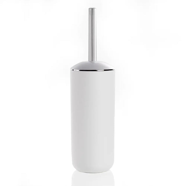 Modern Toilet Brush Set white