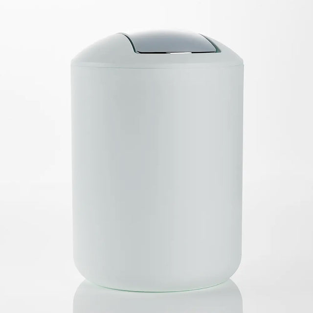 White Modern Swing Bin 6.5L on white ground