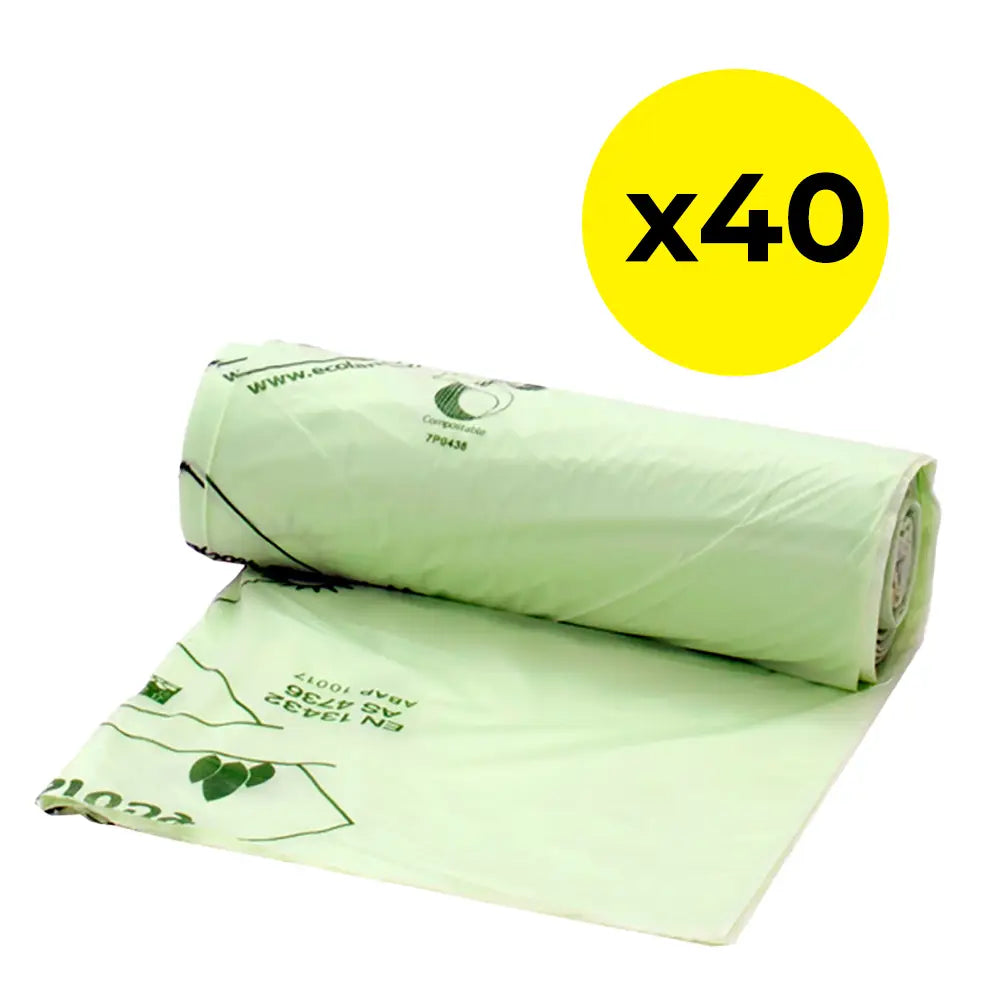 Compostable Caddy Liners 10L - Roll of 26