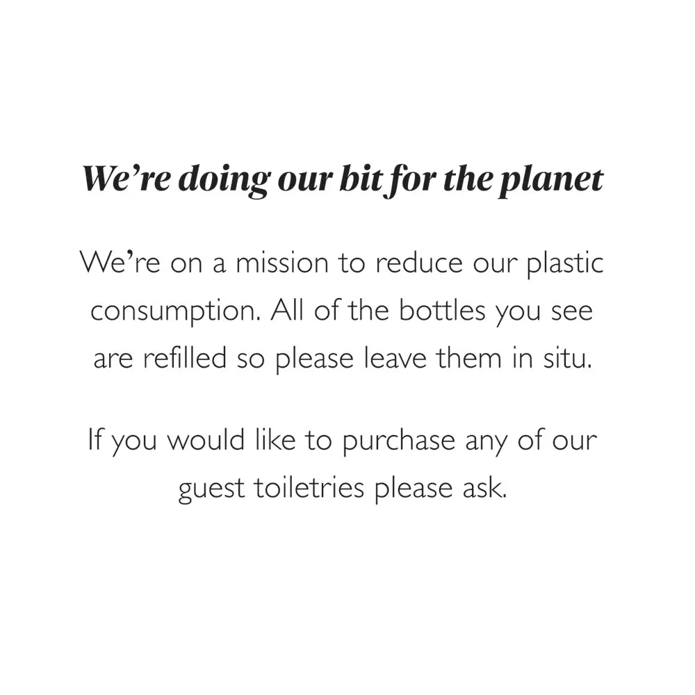 Don't Take The Toiletries Notice - Pack of 3