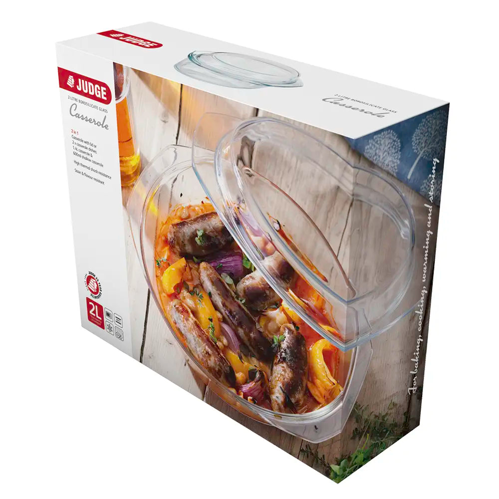 Judge Glass Casserole Dish 2L box