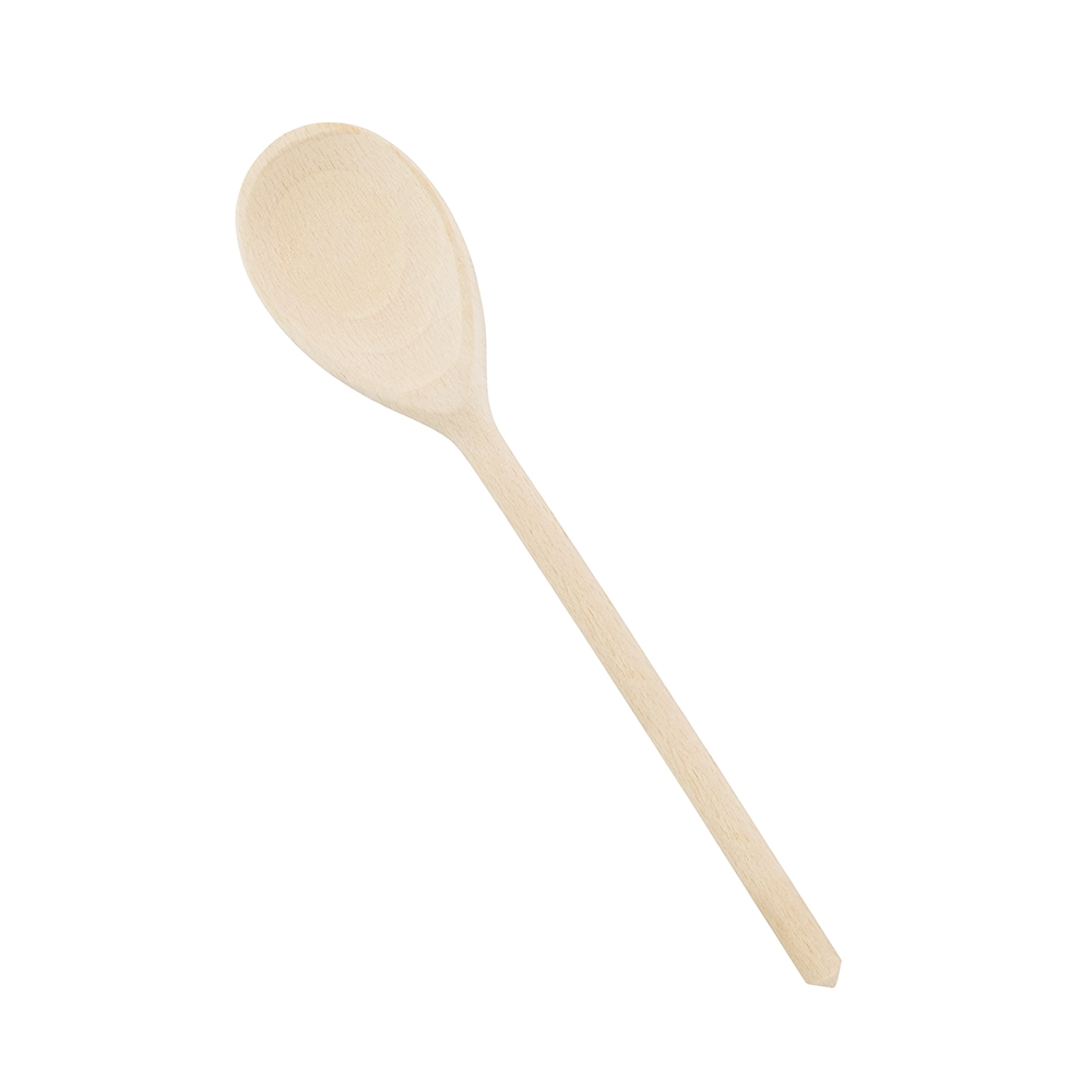 12" Beechwood wooden spoon