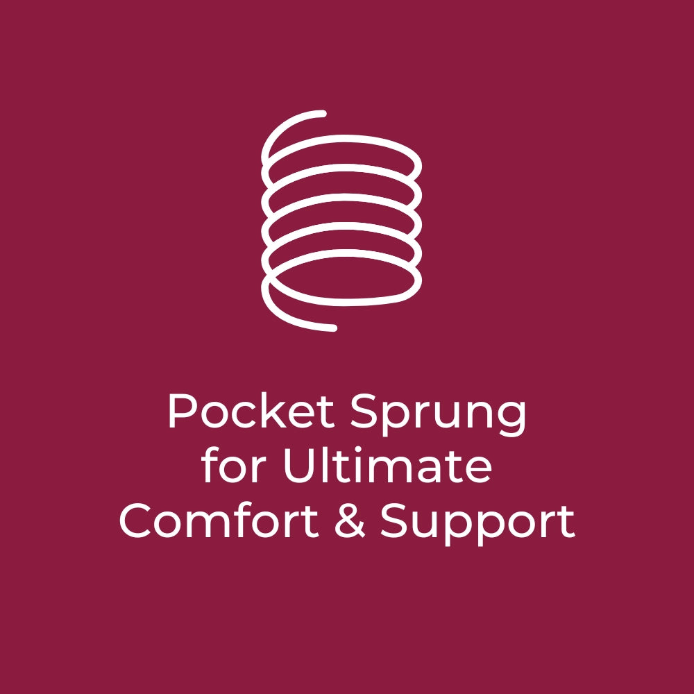 Out of Eden Mattresses are pocket sprung for ultimate comfort and support