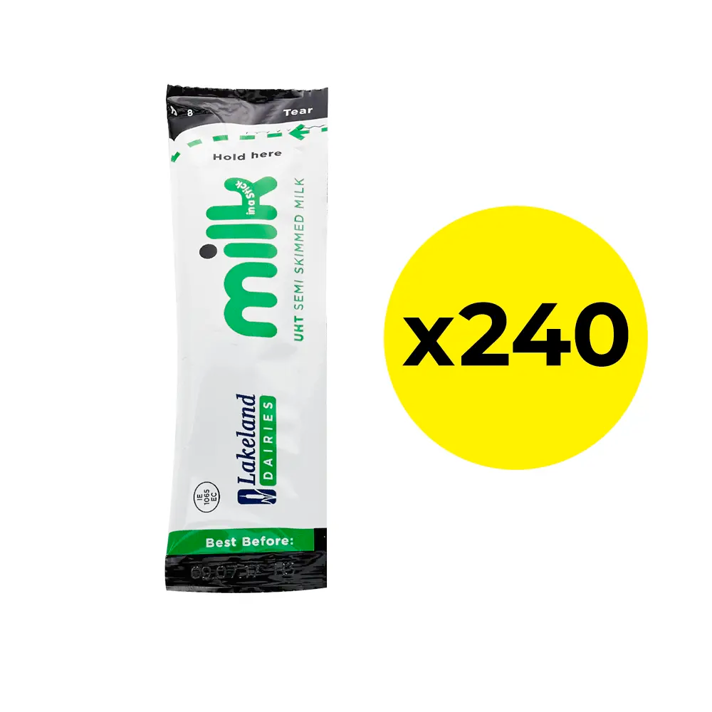 Lakeland Dairies Semi-Skimmed Milk Sticks pack of 240