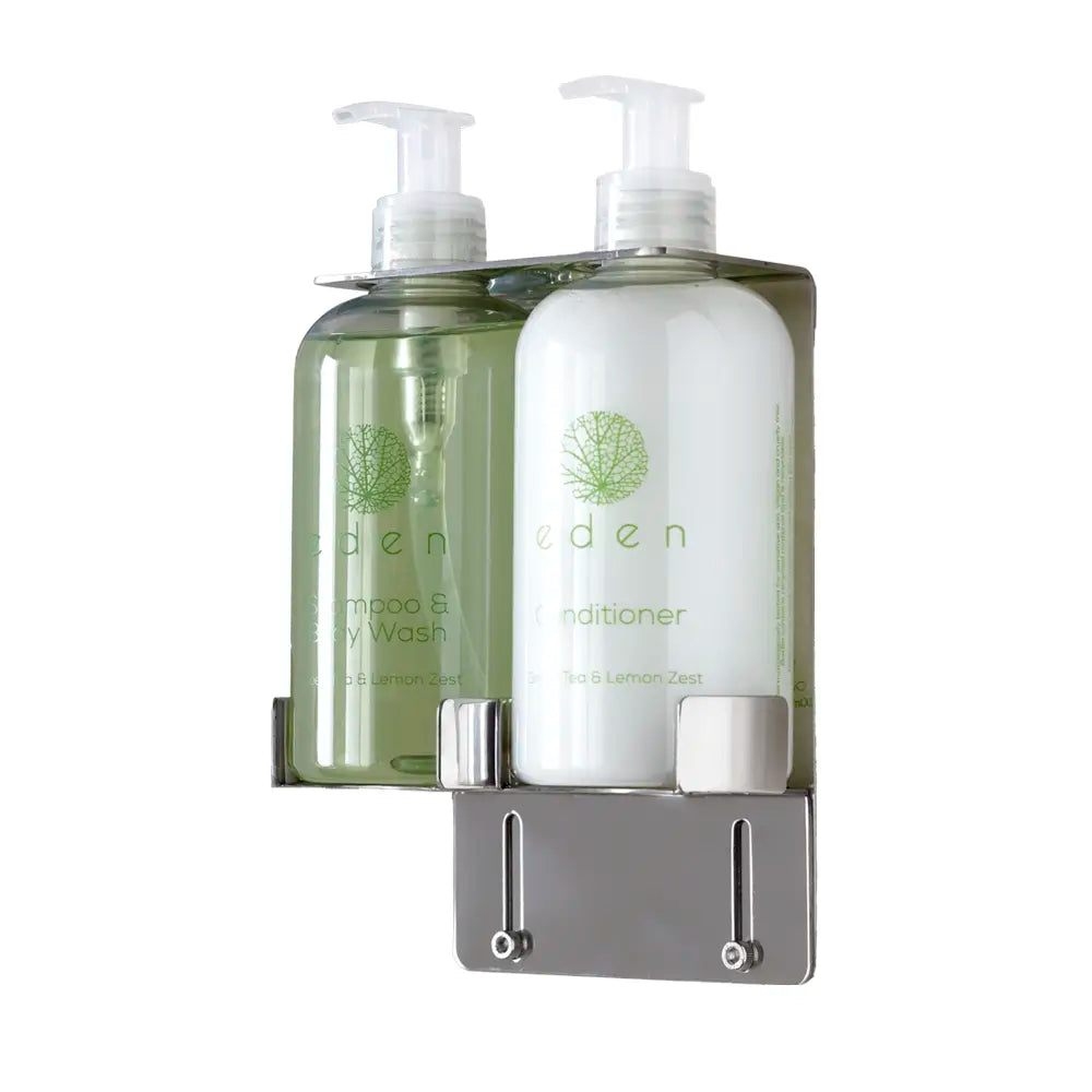 Double Wall Bracket for 300ml Bottles - Stainless Steel