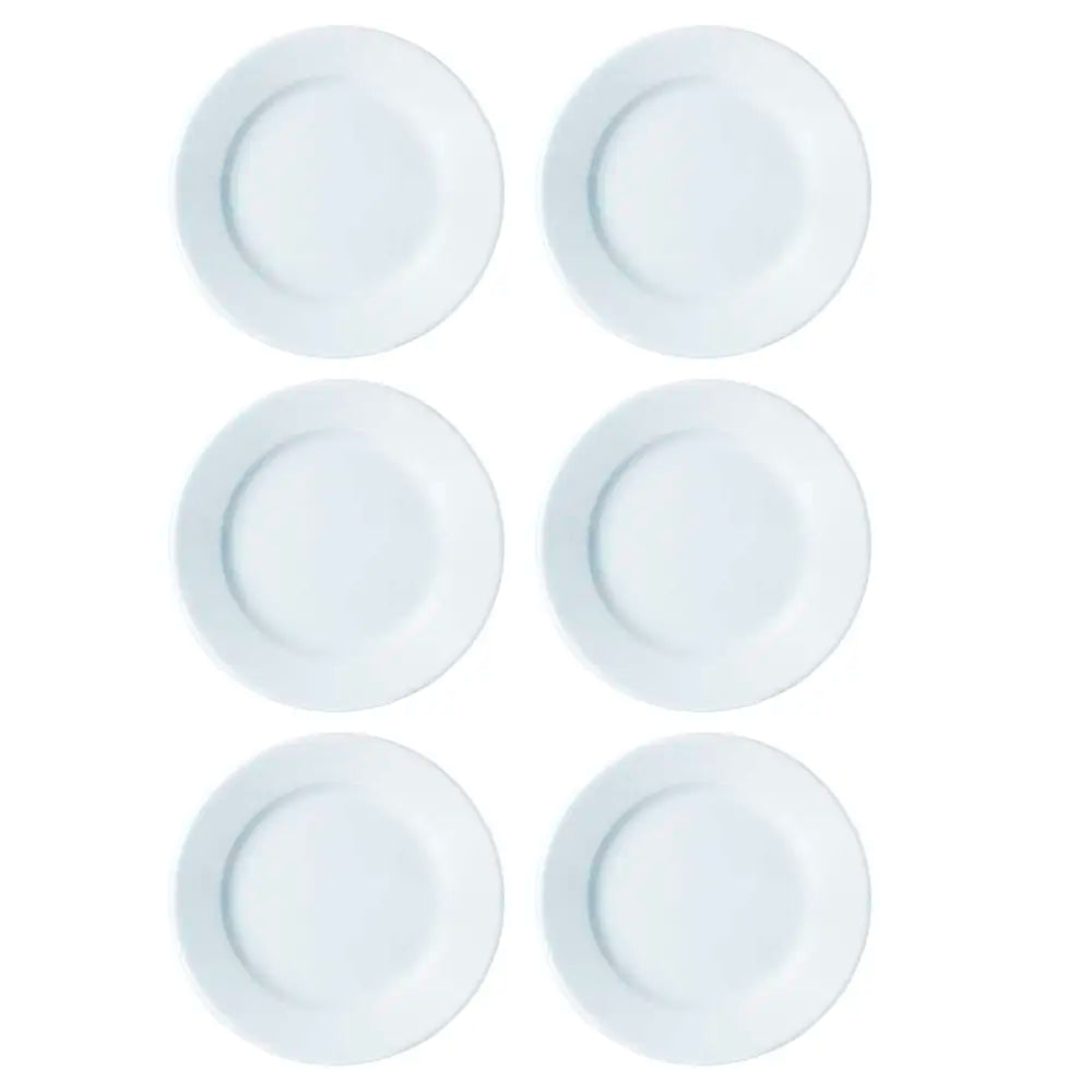 Vitrified Hotelware Wide Rimmed Plate 19cm - Pack of 6