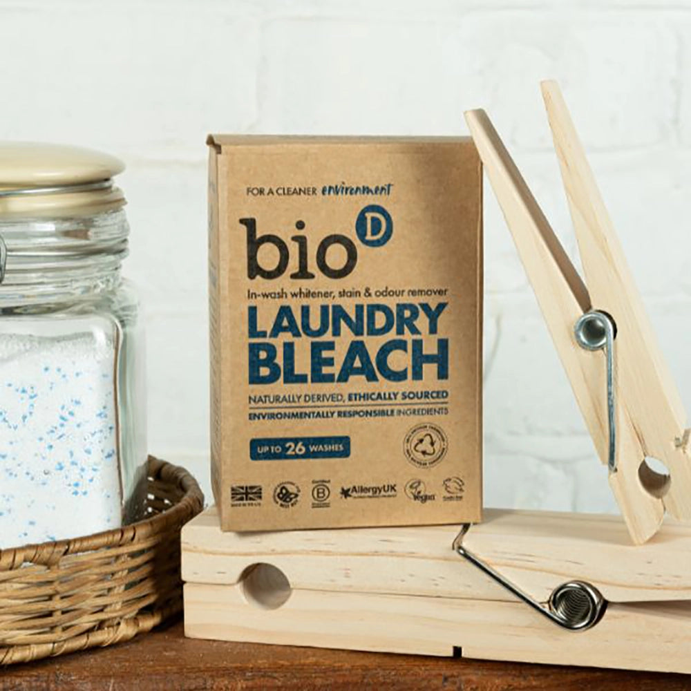 Lifestyle image of biod_laundry_bleach box