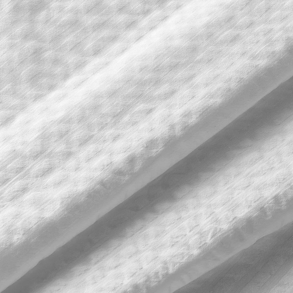 Luxury Cotton Seersucker 200 Thread Count Housewife Pillowcase Pair