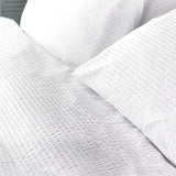 Luxury Cotton Seersucker 200 Thread Count Housewife Pillowcase Pair