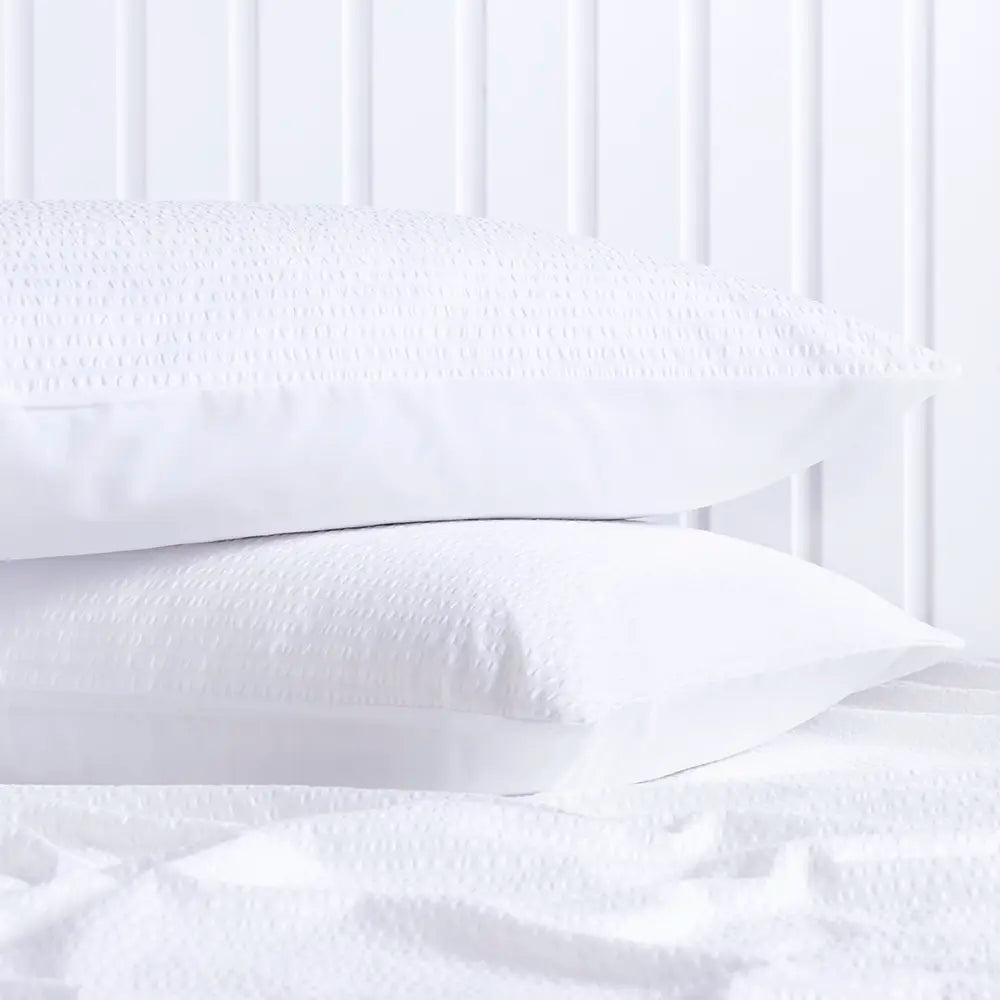Luxury Cotton Seersucker 200 Thread Count Duvet Cover Set