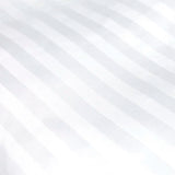 Easycare Satin Stripe Duvet Cover - White