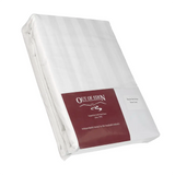 Easycare Satin Stripe Duvet Cover - White