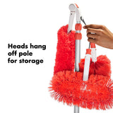Oxo Long Reach Dusting System with Pivoting Heads