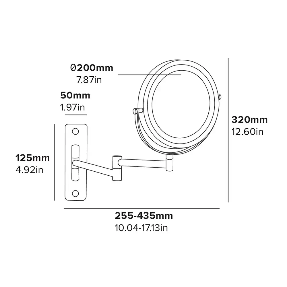 Wall Mounted Vanity Mirror