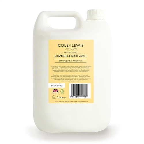 Cole & Lewis Lemongrass & Bergamot Shampoo & Body Wash Refill