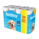 Andrex Complete Clean Toilet Roll 2 Ply - Pack of 24