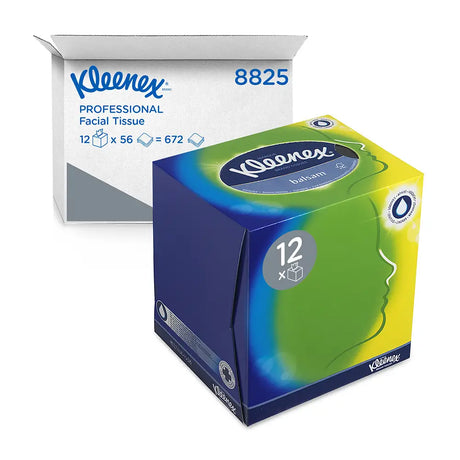 Kleenex Balsam 3 Ply Cube Tissues - Pack of 12