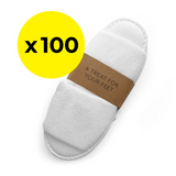 Larger Luxury Slippers with Open Toe
