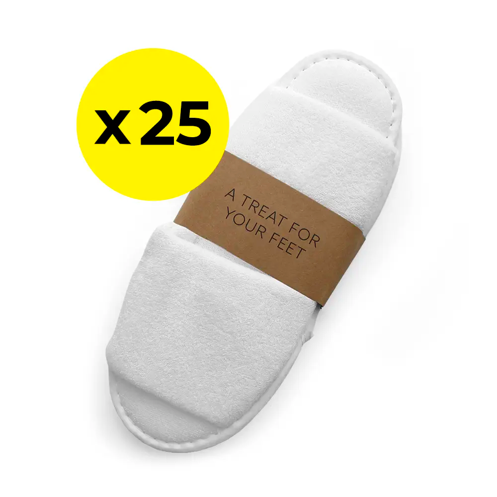 Larger Luxury Slippers with Open Toe