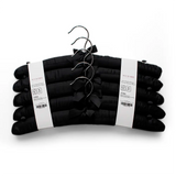 Satin Padded Hook Coat Hanger - Pack of 5