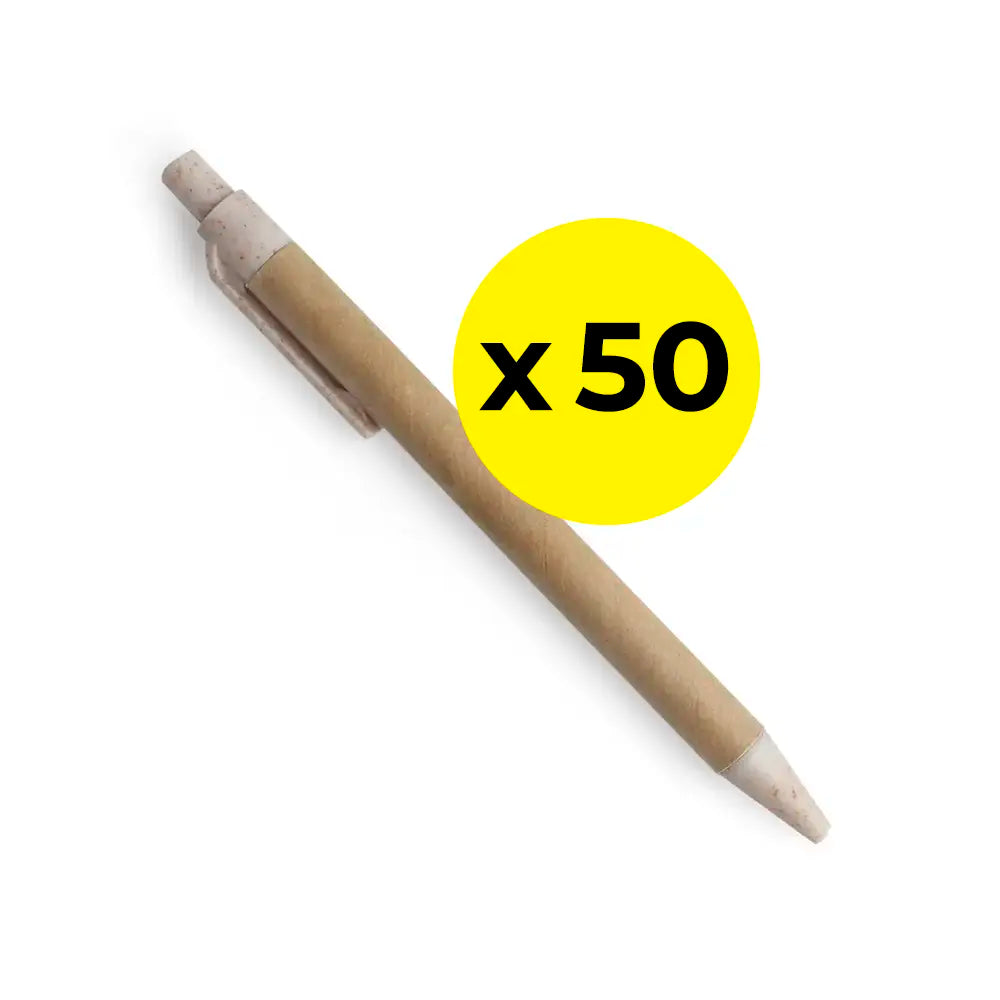 Recycled Paper Pen with Clip