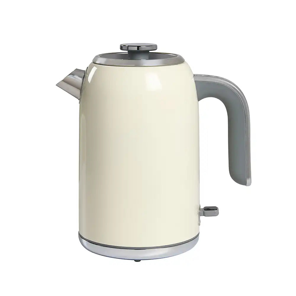 1.8L Cream & Chrome Kettle