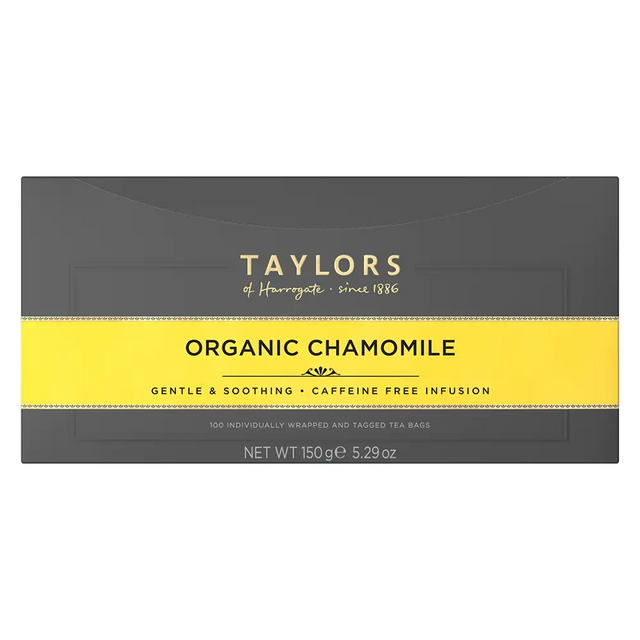 Taylors Organic Chamomile Tea Bags (Tag & Envelope)