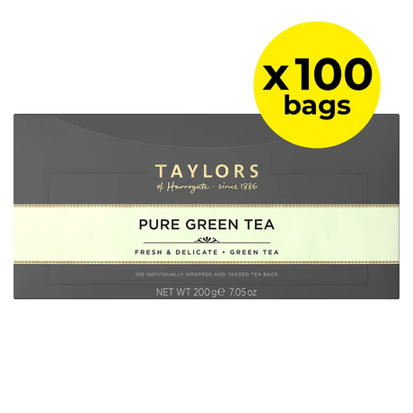 Taylors Pure Green Tea Bags (Tag & Envelope)