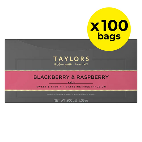 Taylors Blackberry & Raspberry Tea Bags (Tag & Envelope)