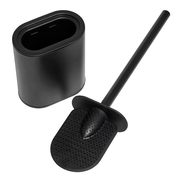 Black toilet brush