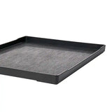 Wood Effect Room Tray 40 x 29 cm - Black