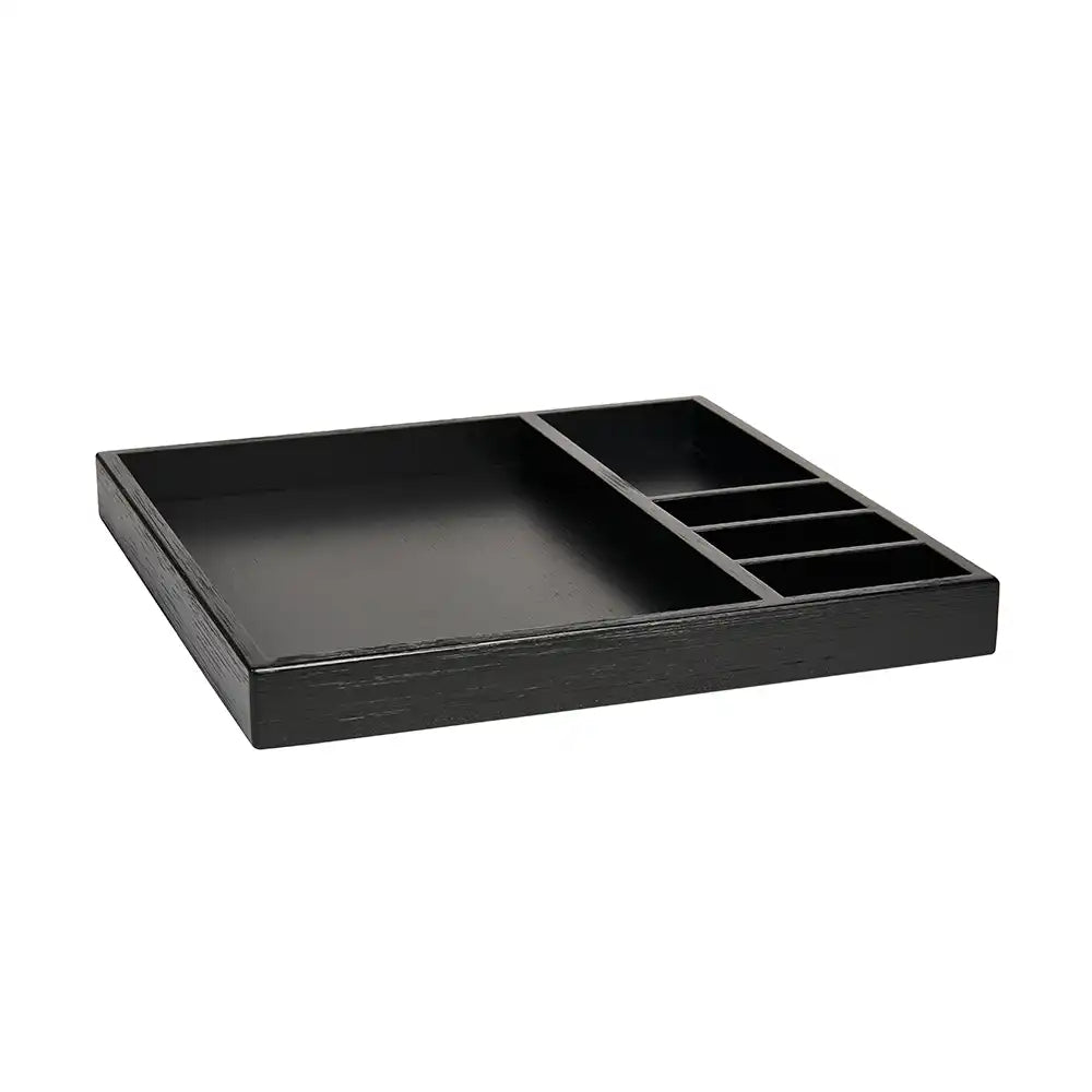 Bamboo Room Tray 30 x 30 cm - Black