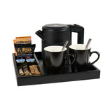 Bamboo Room Tray 30 x 30 cm - Black