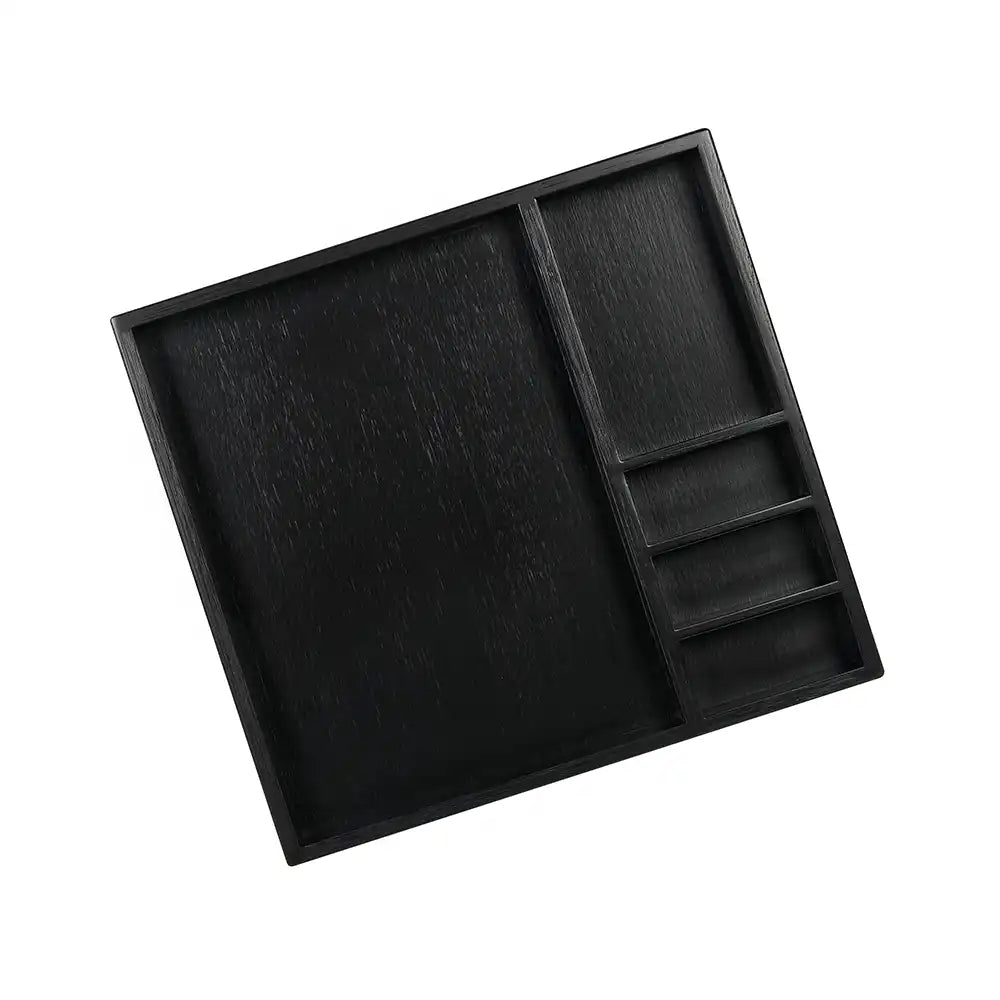 Bamboo Room Tray 30 x 30 cm - Black