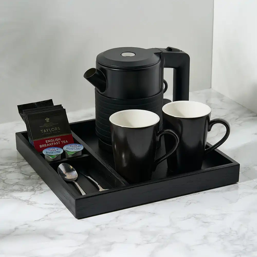 Bamboo Room Tray 30 x 30 cm - Black