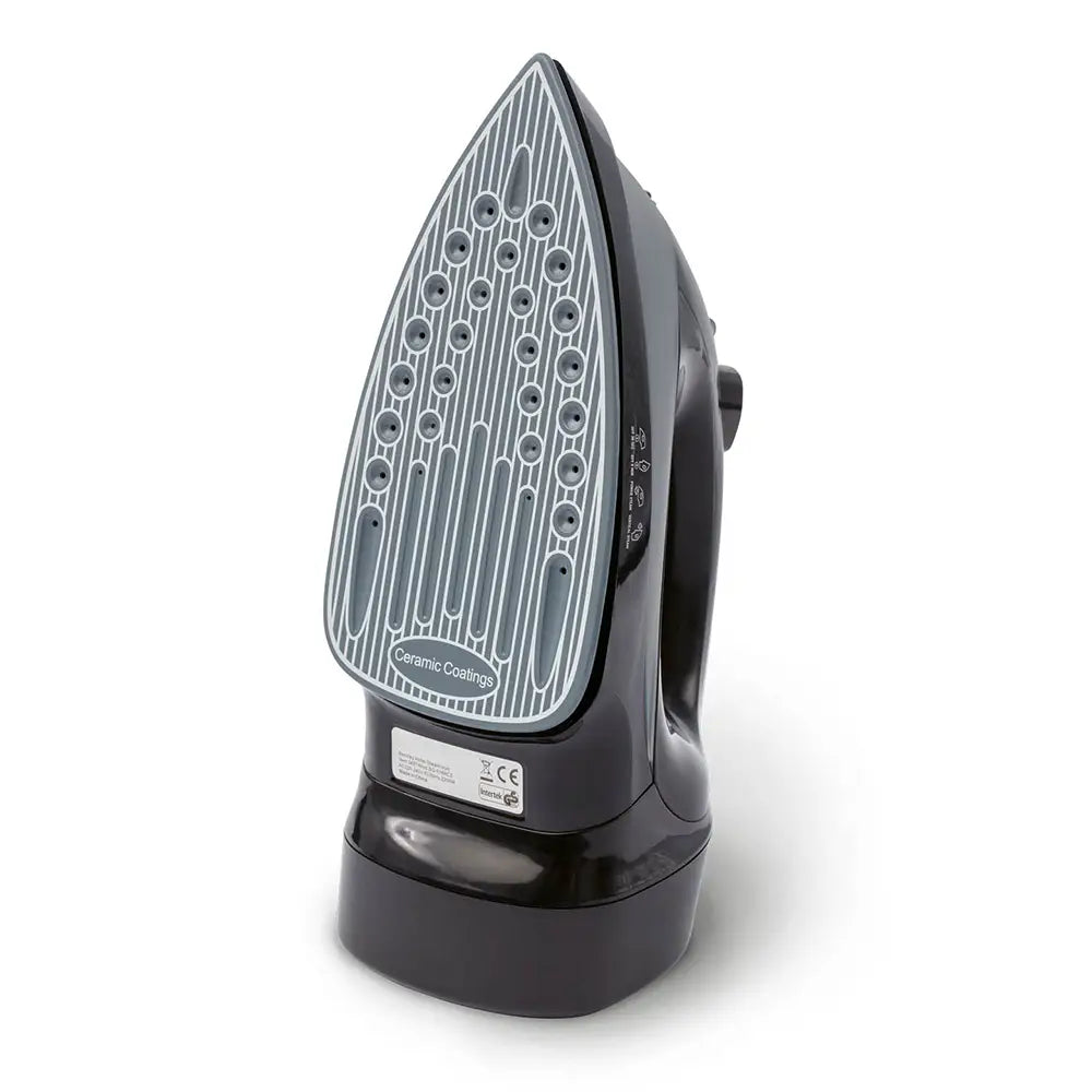 Deluxe Safety Steam Iron with Retractable Cord 2200W - Black