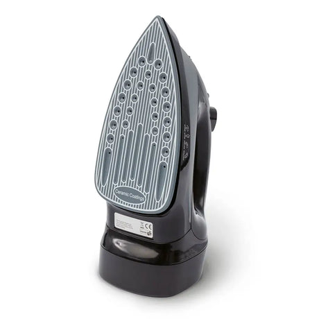 Deluxe Safety Steam Iron with Retractable Cord 2200W - Black