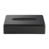 Plastic Rectangle Tissue Box Cover - Black