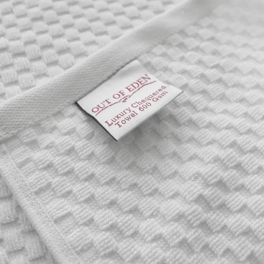 Luxury Chequered Cotton Towels 600gsm