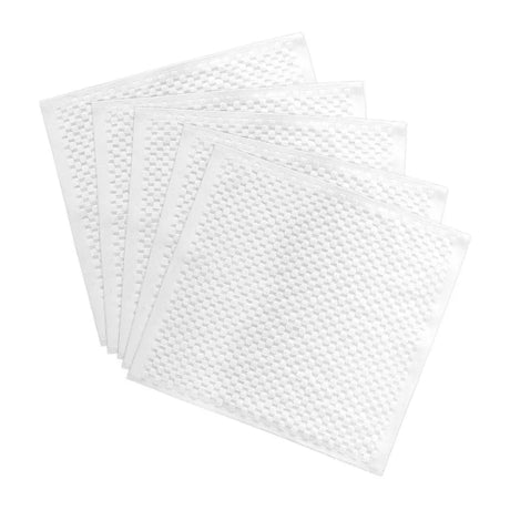 Luxury Chequered Cotton Face Cloth 600gsm - Pack of 5