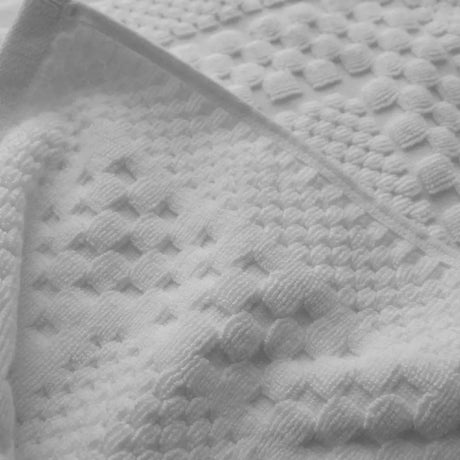 Luxury Chequered Cotton Bath Mat 1000gsm
